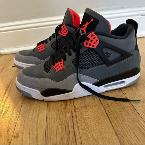 Air Jordan 4 Retro 'Infrared' Size 12 for Men - Picture 4 of 10